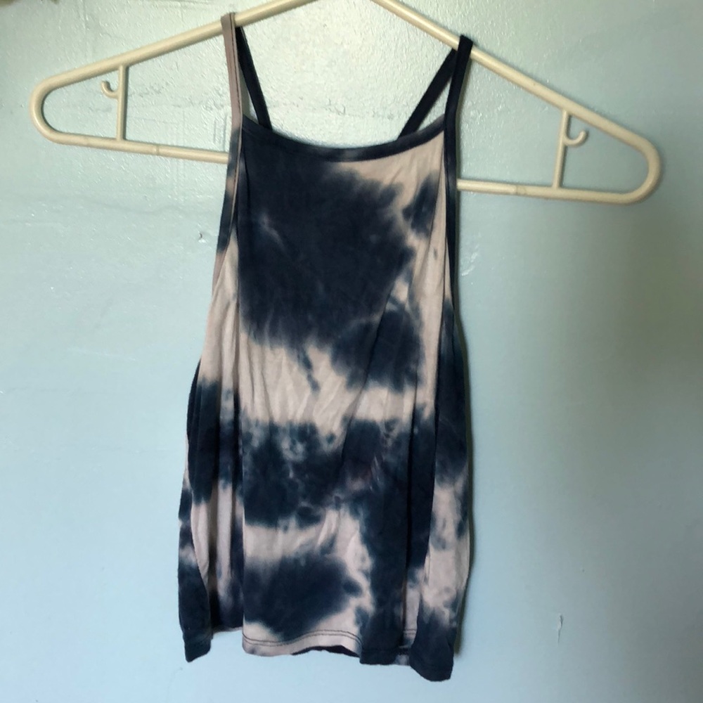 Blue Tie Dye Halter